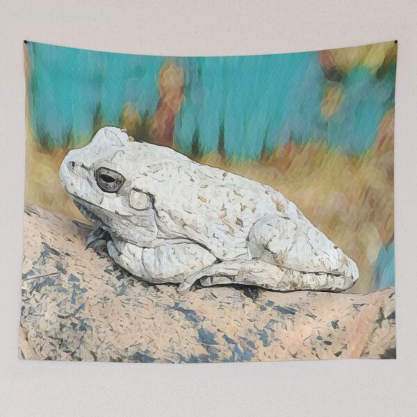 Item preview, Gray Treefrog Digital Oil Painting designed and sold by Zurickdesigns.