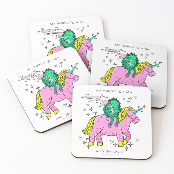 Item preview, MY HORSE IS HIGH - AND SO AM I designed and sold by HIGHSMILESON.