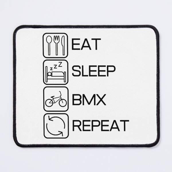 Item preview, Eat Sleep Bmx Repeat designed and sold by catchyphase.
