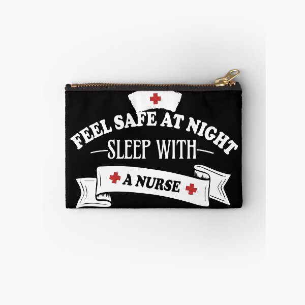 Item preview, Feel Safe At Night Sleep With A Nurse designed and sold by PinkPandaDesign.
