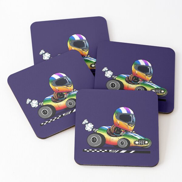 Item preview, Racecar Driver Rainbow designed and sold by iduzarts.