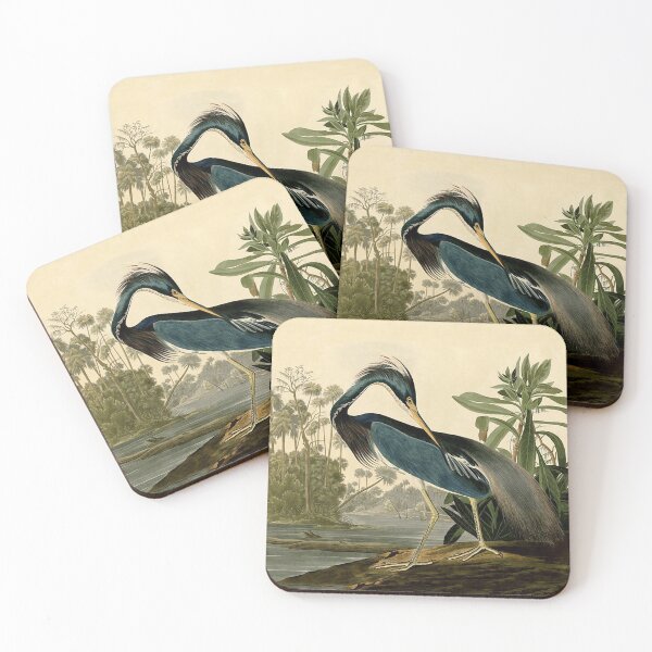 Item preview, Audubon Bird Louisiana Heron Antique Art designed and sold by antiqueart.