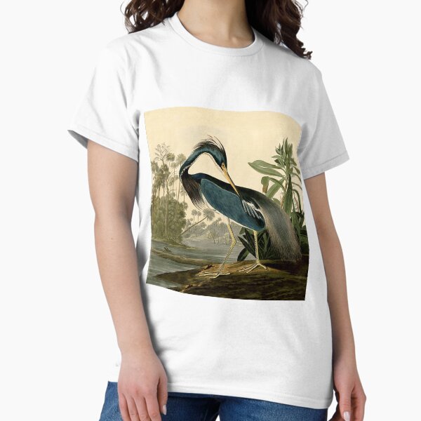 Item preview, Audubon Bird Louisiana Heron Antique Art designed and sold by antiqueart.