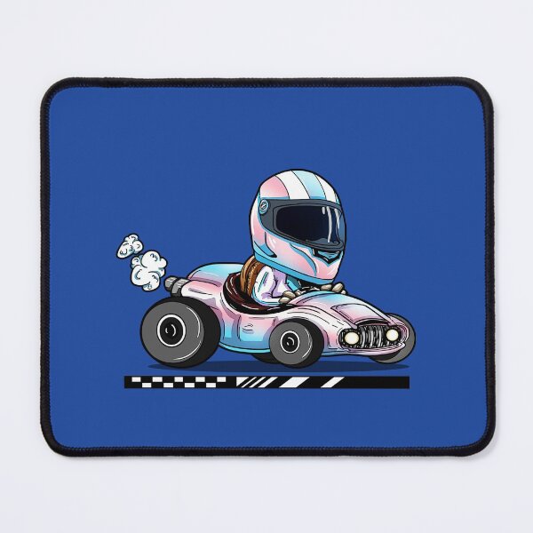 Item preview, Racecar Driver Pink, Blue, White designed and sold by iduzarts.