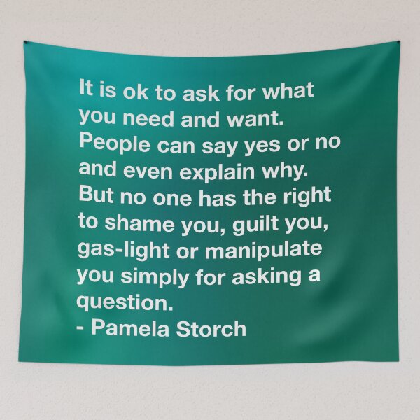 Item preview, Ask for What you Need Quote by Pamela Storch designed and sold by Pamela Storch.