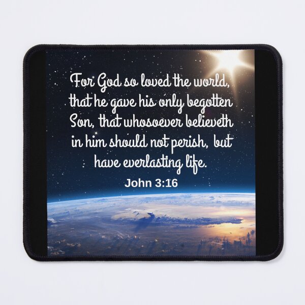 Item preview, John 3:16 KJV designed and sold by Caregiverology.