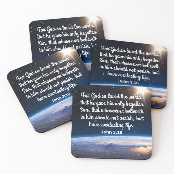 Item preview, John 3:16 KJV designed and sold by Caregiverology.