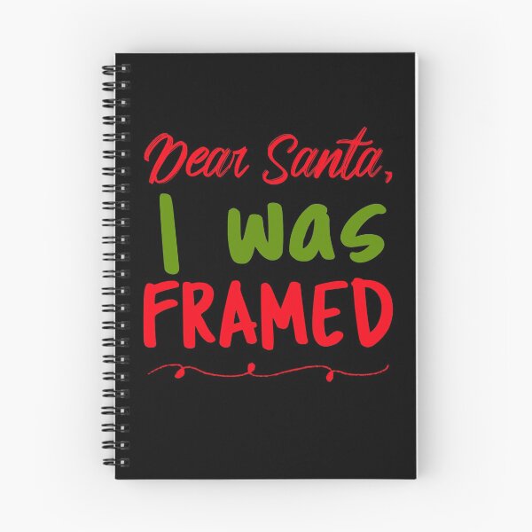Item preview, Dear Santa I Was Framed Naughty Christmas designed and sold by LadySaltwater.