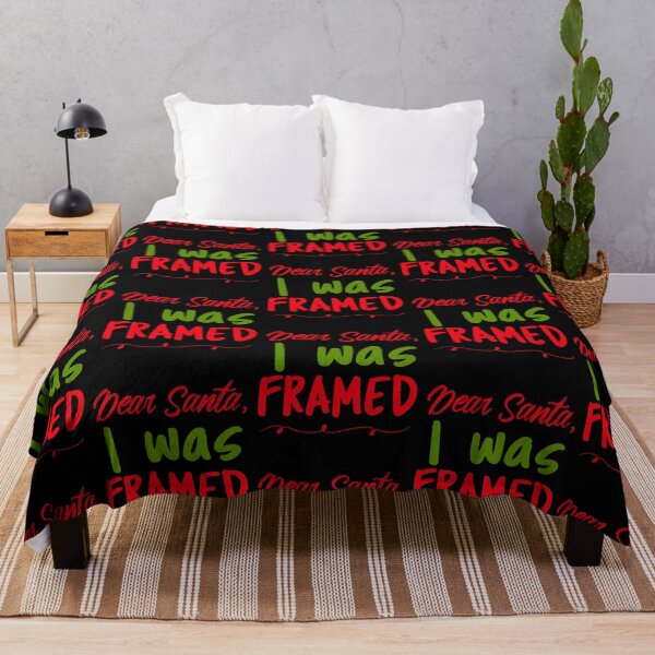 Item preview, Dear Santa I Was Framed Naughty Christmas designed and sold by LadySaltwater.