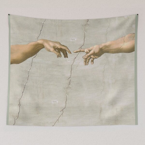 Item preview, Creation of Adam Michelangelo God and Adam  designed and sold by antiqueart.