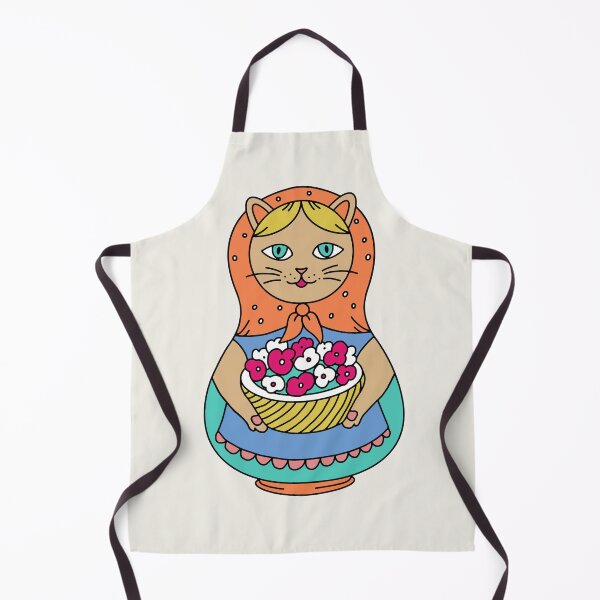Item preview, Catryoshka Gardener Cat Matryoshka designed and sold by RussianGifts.