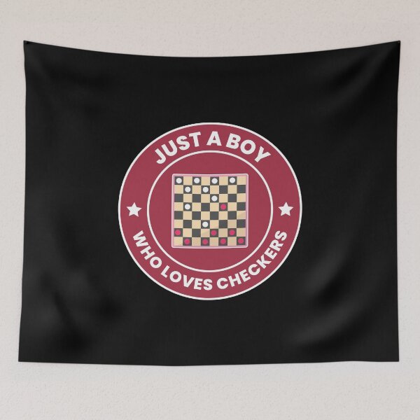 Item preview, Checkers Draughts Strategy Board Games Funny designed and sold by CuteDesigns1.