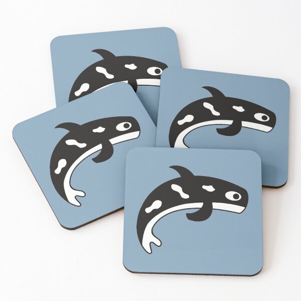 Item preview, Cute Kawaii Killer Whale (Orca) designed and sold by KawaiiByDice.