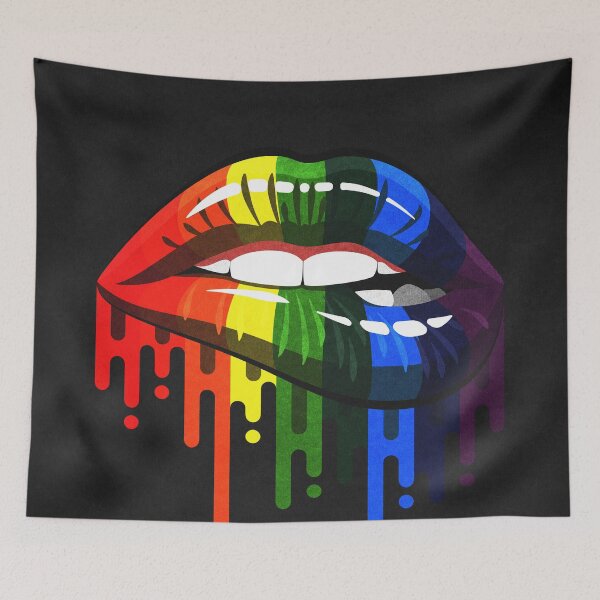 Item preview, Rainbow lips designed and sold by primeartistry.