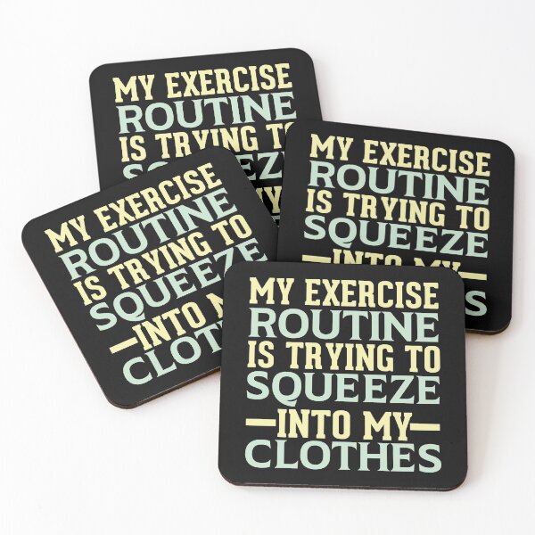 Item preview, My Exercise Routine Is Putting On Clothes designed and sold by SewnMemories.