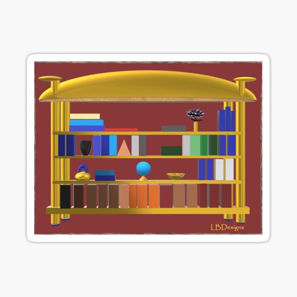 Autumn Library Sticker