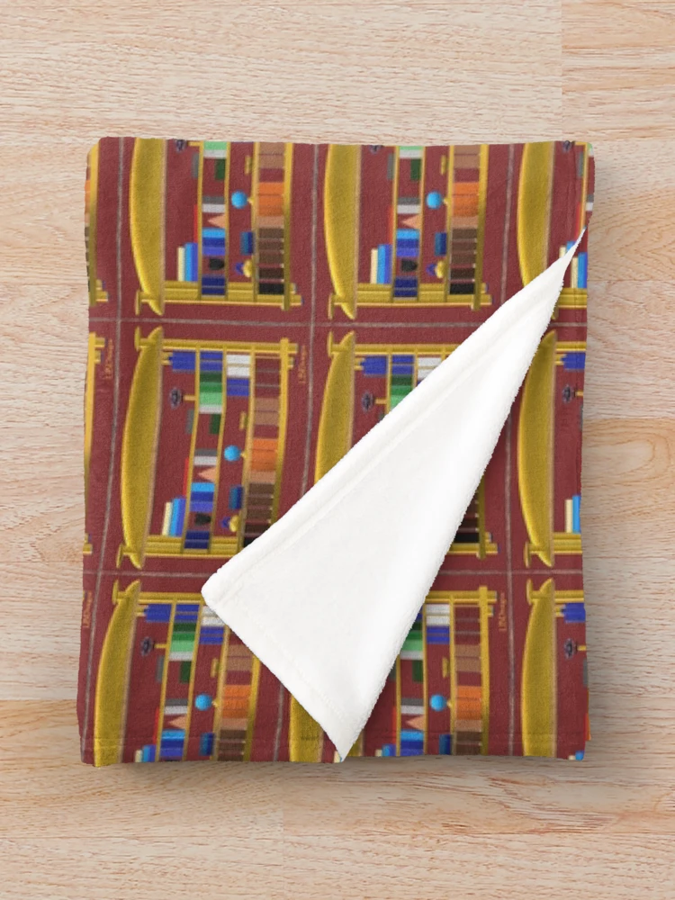 Thumbnail 3 of 6, Throw Blanket, Autumn Library designed and sold by RBLBDesigns.