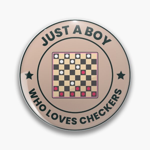 Item preview, Checkers Draughts Strategy Board Games Funny designed and sold by CuteDesigns1.