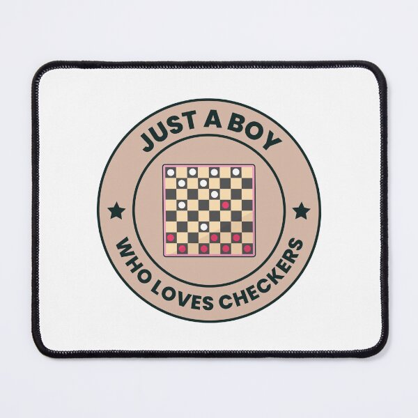 Item preview, Checkers Draughts Strategy Board Games Funny designed and sold by CuteDesigns1.