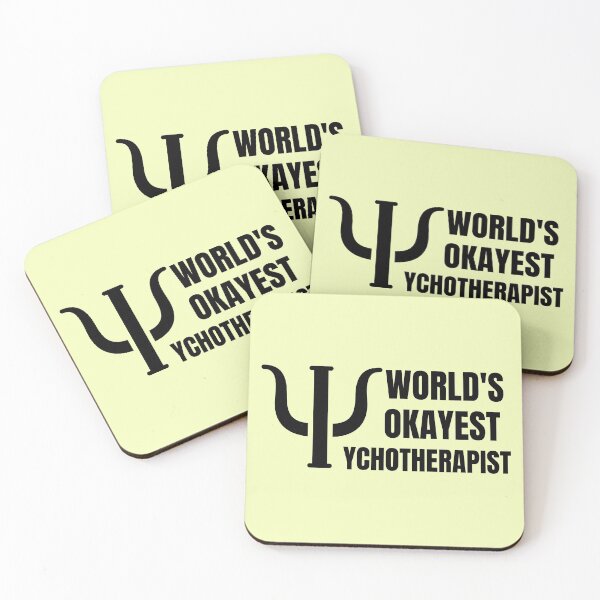 Item preview, World's Okayest Psychotherapist - Funny Psychoanalyst Shrink Gift designed and sold by mayamay0.