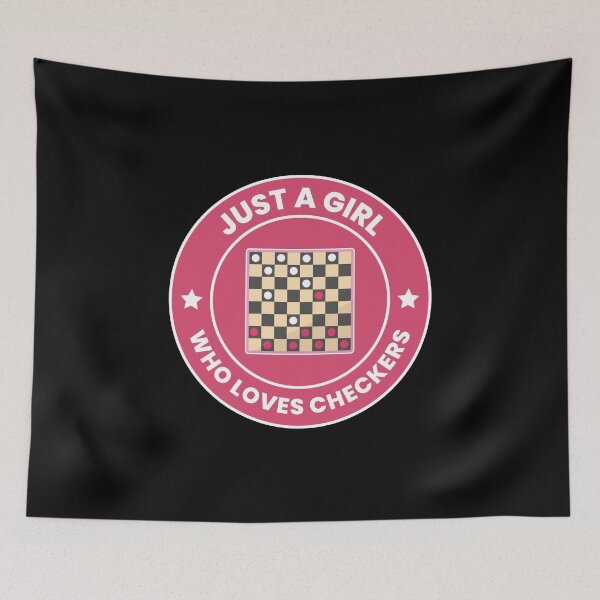Item preview, Checkers Draughts Strategy Board Games Funny designed and sold by CuteDesigns1.