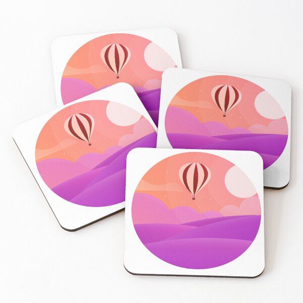 Item preview, Gradient balloon at pastel morning forest designed and sold by Butterfly-Dream.