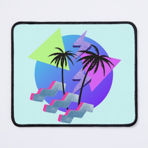 Artikelvorschau, Retro 90er Palm Tree Storm entworfen und verkauft von GleamingGiant.