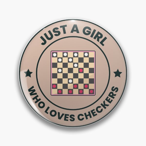 Item preview, Checkers Draughts Strategy Board Games Funny designed and sold by CuteDesigns1.