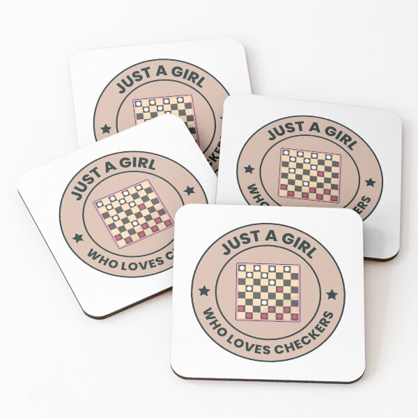 Item preview, Checkers Draughts Strategy Board Games Funny designed and sold by CuteDesigns1.