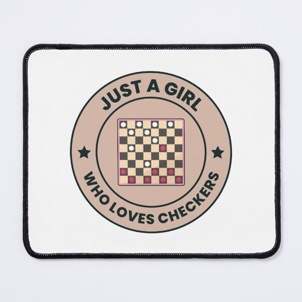 Item preview, Checkers Draughts Strategy Board Games Funny designed and sold by CuteDesigns1.