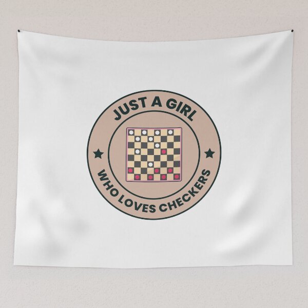 Item preview, Checkers Draughts Strategy Board Games Funny designed and sold by CuteDesigns1.