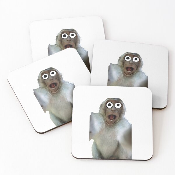Item preview, Funny Monkey Selfie of a shocked monkey up to mischief  designed and sold by haRexia.