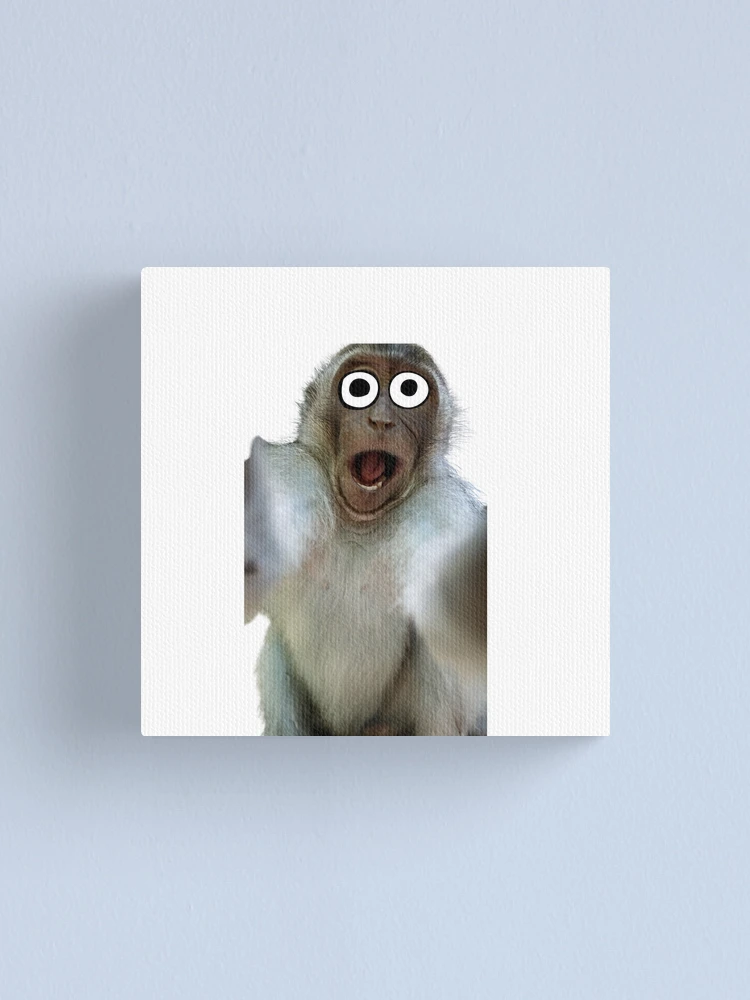 Funny Monkey Selfie of a shocked monkey up to mischief  Art Board Print  for Sale by haRexia