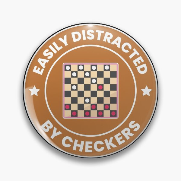 Item preview, Checkers Draughts Strategy Board Games Funny designed and sold by CuteDesigns1.