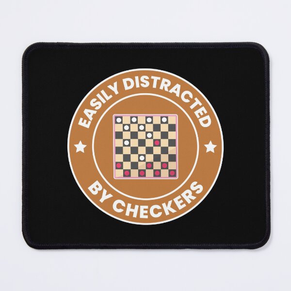 Item preview, Checkers Draughts Strategy Board Games Funny designed and sold by CuteDesigns1.