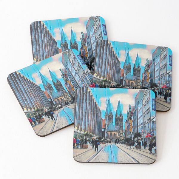 Item preview, Streets of Bremen designed and sold by Sofia-Draws.