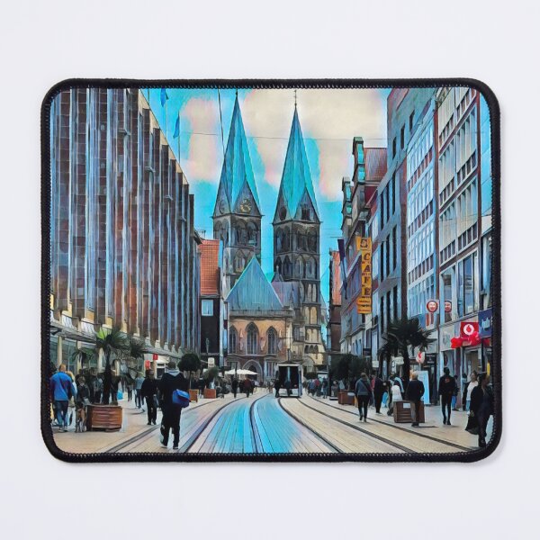 Item preview, Streets of Bremen designed and sold by Sofia-Draws.