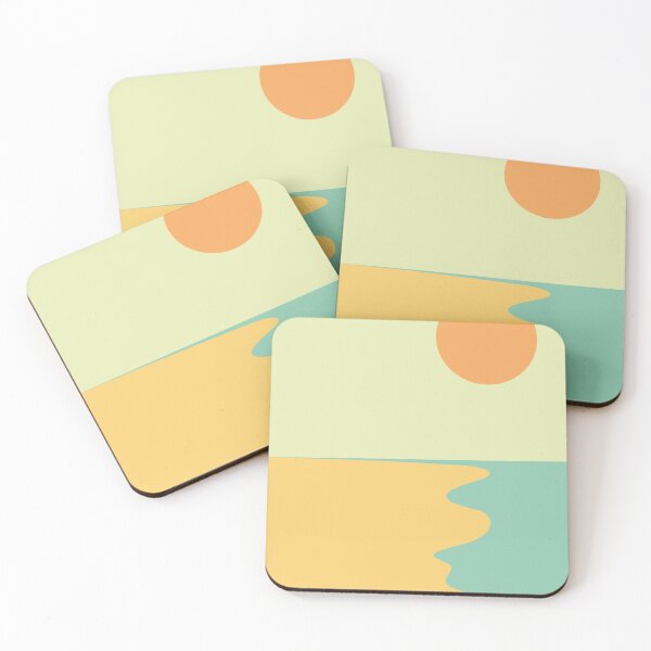 Item preview, Wavey sea abstract illustration  designed and sold by Hola Ilustra.