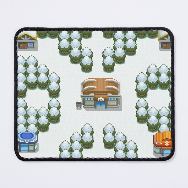 Snowpoint City Map Mouse Pad