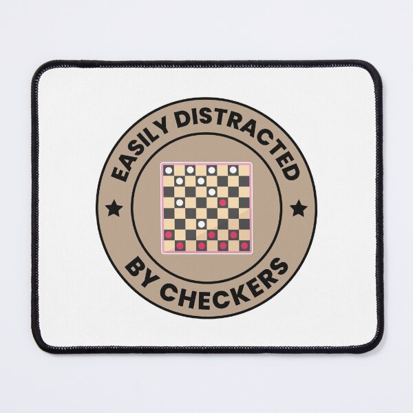 Item preview, Checkers Draughts Strategy Board Games Funny designed and sold by CuteDesigns1.