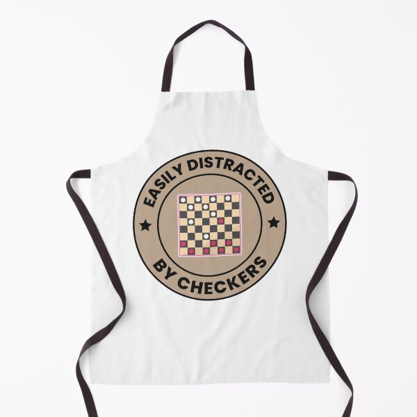 Item preview, Checkers Draughts Strategy Board Games Funny designed and sold by CuteDesigns1.