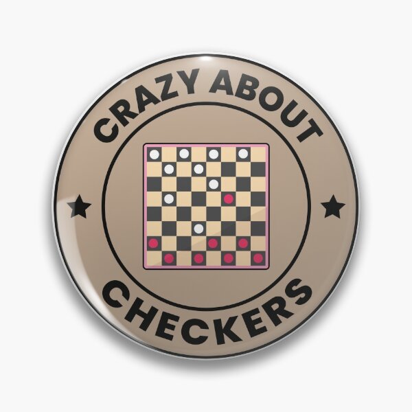 Item preview, Checkers Draughts Strategy Board Games Funny designed and sold by CuteDesigns1.