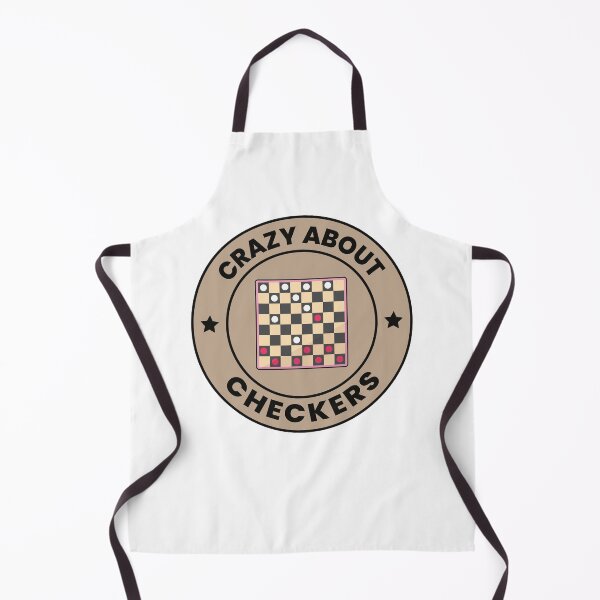 Item preview, Checkers Draughts Strategy Board Games Funny designed and sold by CuteDesigns1.