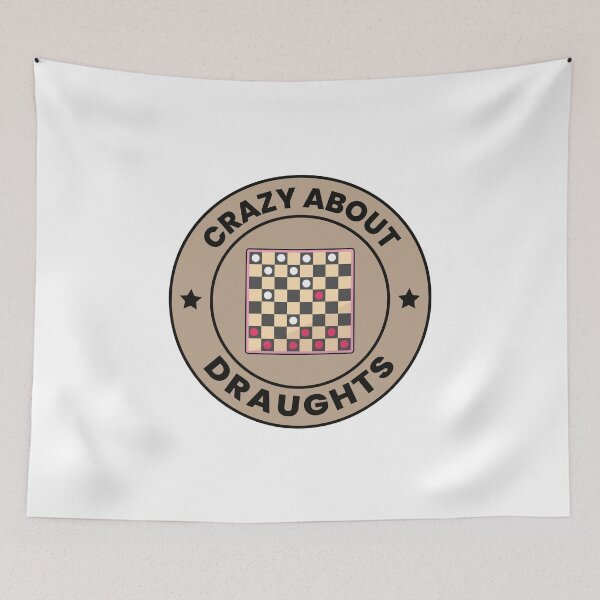 Item preview, Checkers Draughts Strategy Board Games Funny designed and sold by CuteDesigns1.