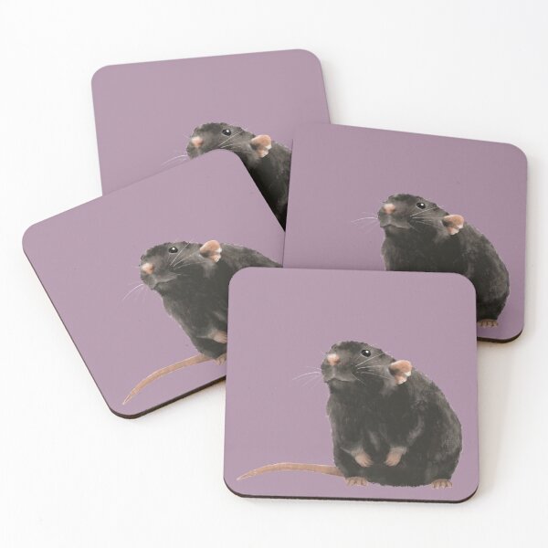 Item preview, Black Rex Dumbo Rat designed and sold by Doodle-Pip.