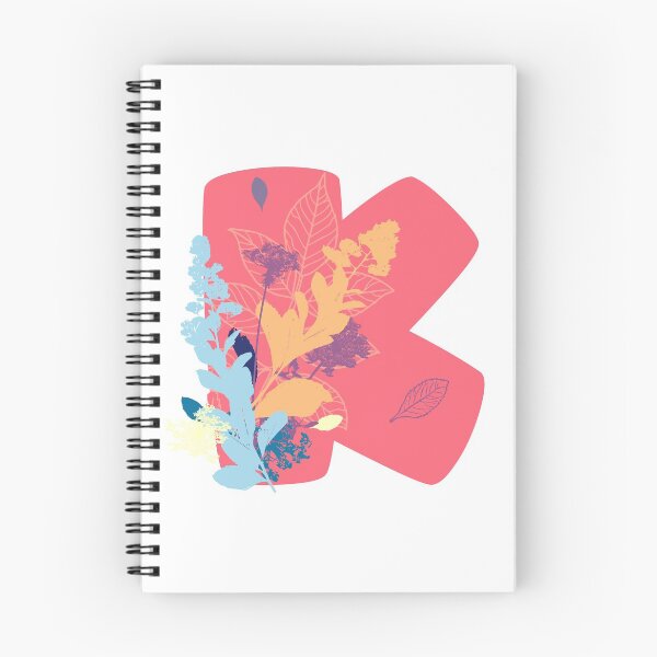 Item preview, Floral Monogram | Pink K designed and sold by MillwoodEngrave.