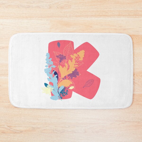Item preview, Floral Monogram | Pink K designed and sold by MillwoodEngrave.