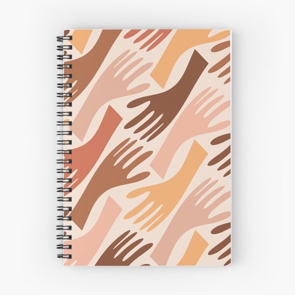 Item preview, Show of Hands Retro Modern Abstract Pattern in Skin Tones designed and sold by kierkegaard.