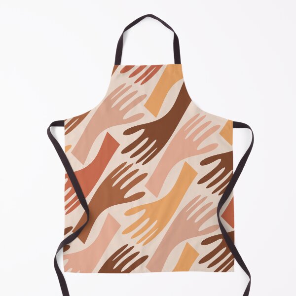 Item preview, Show of Hands Retro Modern Abstract Pattern in Skin Tones designed and sold by kierkegaard.
