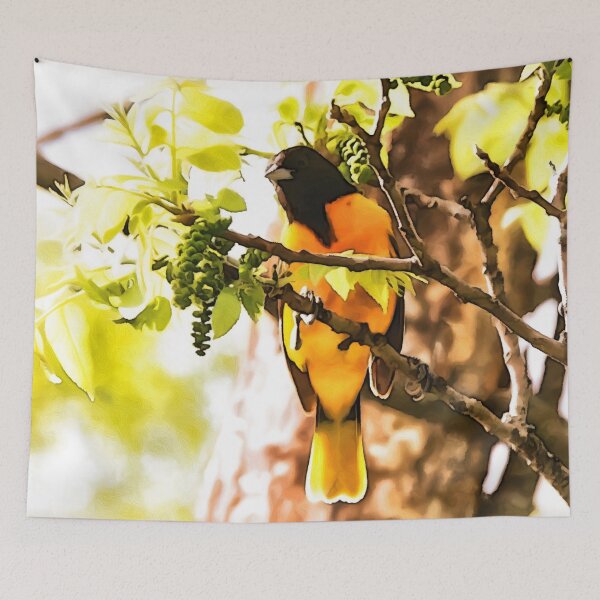 Item preview, Baltimore Oriole Digital Oil Painting designed and sold by Zurickdesigns.
